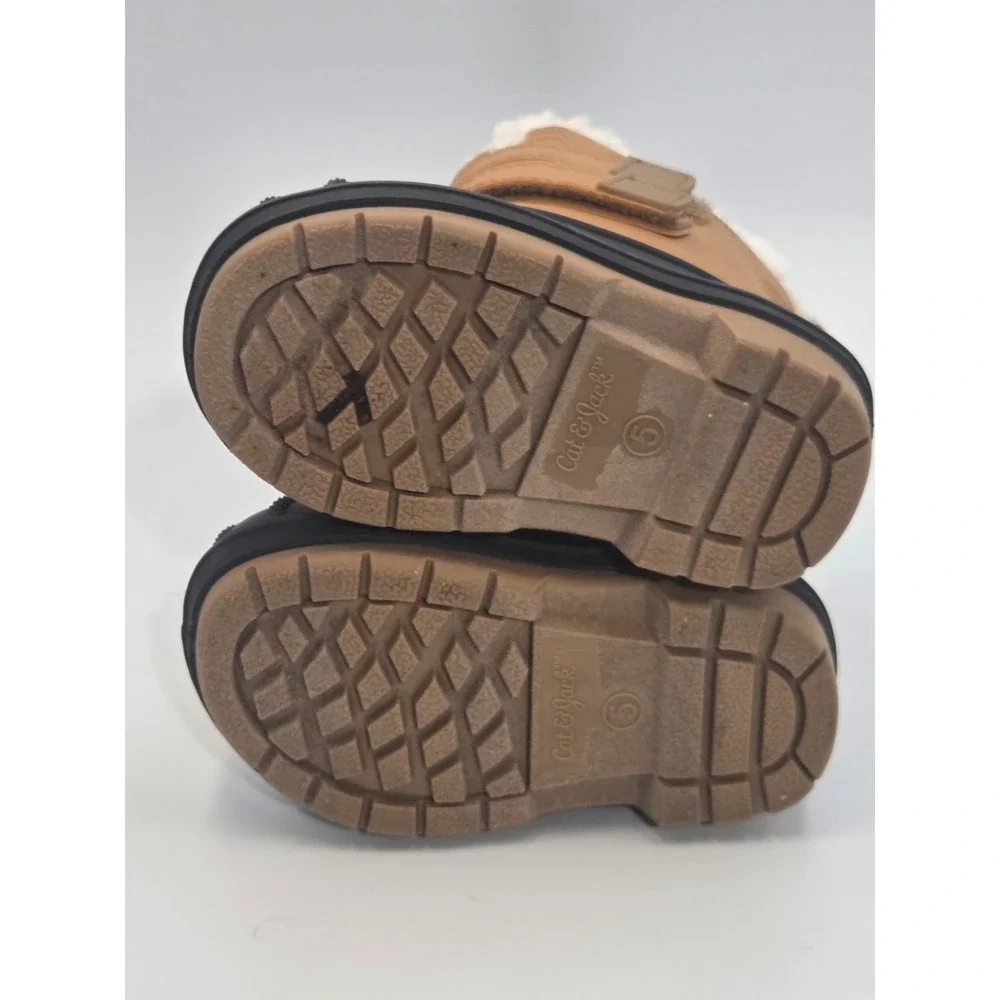 Cat And Jack Toddler Boys Boots Size 5 Waterproof Winter Boots